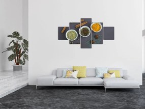 Obraz - przyprawy (125x70 cm)