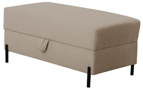 Podnóżek Tymon 100 × 50 cm Jasny beżowy