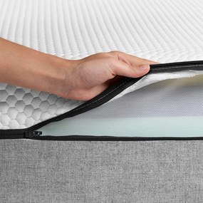 Średnio twardy materac piankowy Kave Home Eva, 140x190 cm