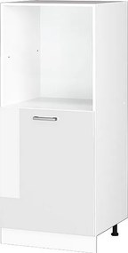 Szafka kuchenna biały wysoki połysk 60x57x143 r-line