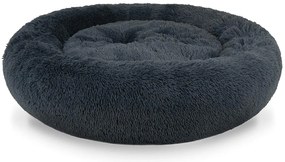 Pluszowe legowisko dla psów 60 cm ciemnoszare