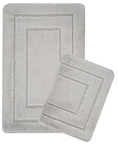 Jasnoszare dywaniki łazienkowe zestaw 2 szt. 50x80 cm Cerceve – Foutastic