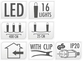 Lampki świąteczne LED w kształcie świec