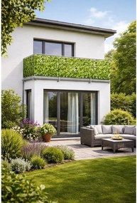 Zielona plastikowa osłona balkonowa 500x85 cm Wilder Wein – Maximex