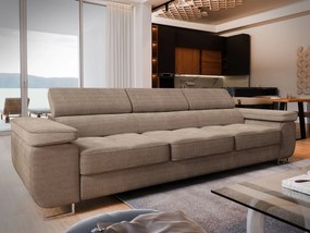 Masseno Sofa MOSINE z funkcją spania, Rozkładana sofa - Beżowy, POSO 02
