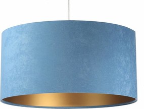 Lampa wisząca HOME 30 błękitna/złota