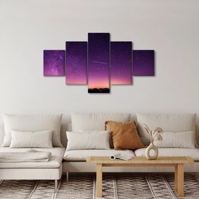 Obraz nieba ze spadającą gwiazdą (125x70 cm)