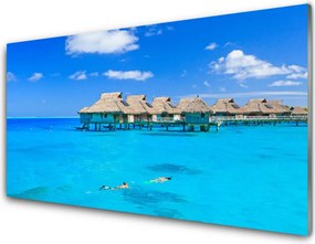 Panel Szklany do Kuchni Willa Nad Brzegiem Morza