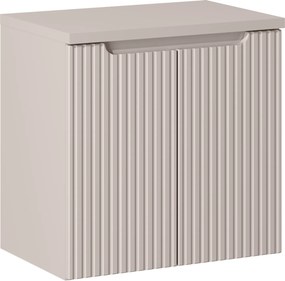 Szafka podumywalkowa 2-drzwiowa Nova 60 cm z blatem, kaszmir mat