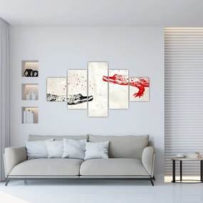 Obraz - Krokodyle (125x70 cm)