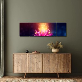 Obraz lilii wodnej na wodzie (170x50 cm)