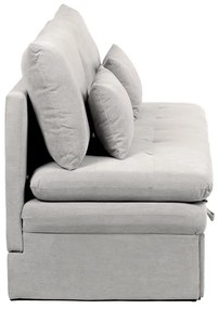 Rozkładana sofa trzyosobowa ASB-4740 BGE2,manżestrowa, beżowa