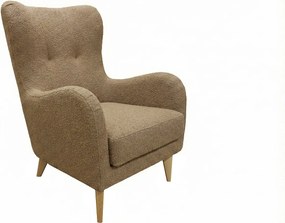 Elegancki fotel Roland z profilowanym siedziskiem i oparciem