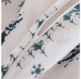 PrzytulneMieszkanie.pl PrzytulneMieszkanie.pl Pościel z mikrofibry SNOWY HOUSES białe Rozmiar pościeli: 70 x 90 cm | 140 x 200 cm