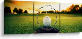 Obraz - Golf (z zegarem) (90x30 cm)