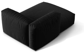 Czarny moduł sofy (lewostronny) Martina – Micadoni Home