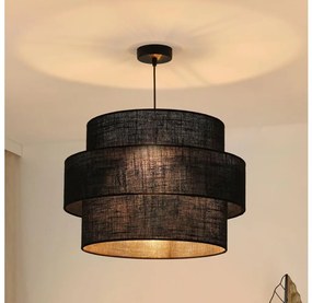 Brilagi - Lampa wisząca SPACE YUTE 1xE27/15W/230V pr. 50 cm czarna