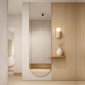 Lustro portalowe bez ramy oszlifowane obracalne bez podświetlenia ARCH SLIM | Różne rozmiary | Różne kolory szkła : Kolor tafli szkła - Srebrny, Rozmiar - 61 x 230 cm