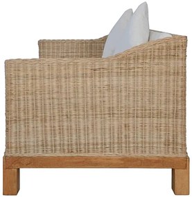 Sofa Otma 2B dwusobowa - naturalny rattan