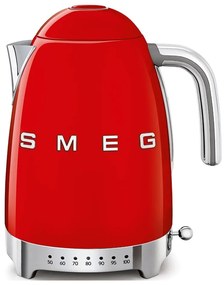 Czerwony czajnik elektryczny ze stali nierdzewnej 1,7 l Retro Style – SMEG