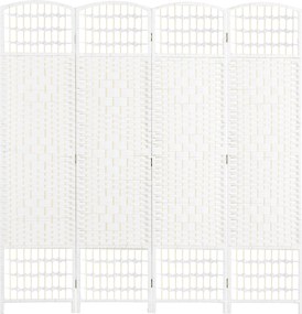 HOMCOM Parawan 4-częściowy 160 x 170 cm składany, przegroda z falistego włókna, przegroda do salonu | Aosom PL