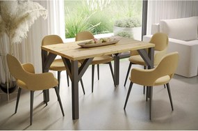 Stół rozkładany BALTIKA 130(185)x90 dąb artisan