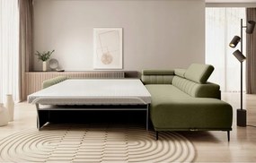 Narożnik GANDI 160 Prawostronny system włoski Salvador 10 Zielony WERSAL