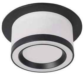 Prezent 71109 - Oprawa punktowa ATTA 1xGU10/50W/230V czarna