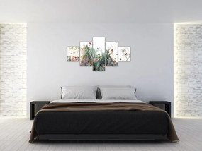 Obraz - Naturalny krajobraz, akwarela (125x70 cm)