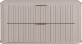 Szafka łazienkowa, Kaszmir, uchwyt złoty, 41,5 x 100 x 51,7 cm