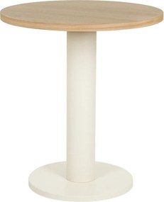 Okrągły stół z blatem w dekorze dębu ø 65 cm Sool – noo.ma