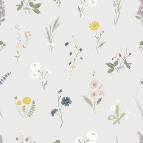 Tapeta dziecięca 10 m x 50 cm Wildflowers – Lilipinso