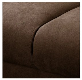 Ciemnobrązowa sofa 193 cm Beata – Ropez