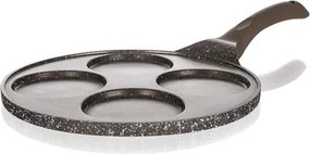 Banquet Patelnia na 4 racuchy z powierzchnią nieprzywierającą Granite Dark Brown 26 cm