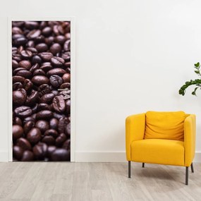 Fototapeta na drzwi - Ziarna kawy (95x205cm)