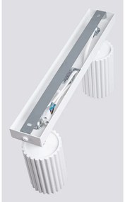 Biała lampa sufitowa 6,5x30 cm Gleam – Nice Lamps