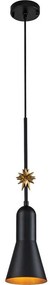 Elstead ETOILE-P-S-MB - Żyrandol na lince ETOILE 1xE27/60W/230V śr. 13,3 cm czarny