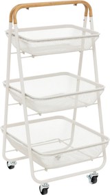 Wózek kuchenny na kółkach MAYAJ 3 kosze