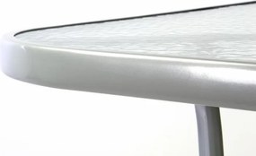 Stół ogrodowy szklany Garth 150 x 89 x 72 cm