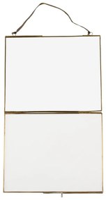 Metalowa ramka ścienna w kolorze złota 25x20 cm – Rex London