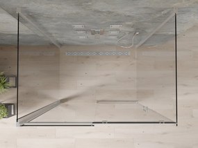 Mexen Omega-3S kabina prysznicowa 3-ścienna, rozsuwana 120 x 80 cm, transparent, chrom - 825-120-080-01-00-3S
