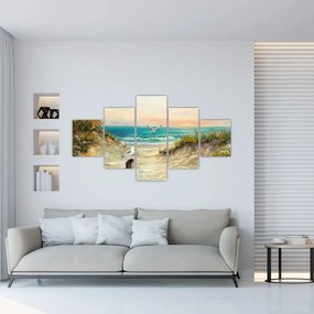 Obraz - Piaszczysta plaża (125x70 cm)