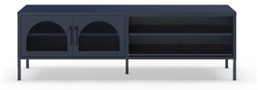 Ciemnoniebieska szafka pod TV 160x50 cm Diora – Marckeric