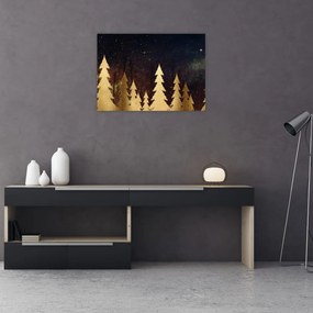 Obraz - Złota noc (70x50 cm)