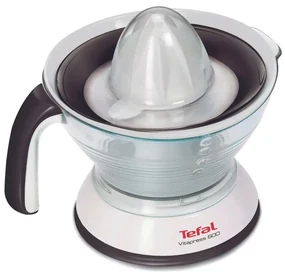 Tefal - Elektryczna wyciskarka do cytrusów VITAPRESS 0,6 l 25W/230V biała/czarna