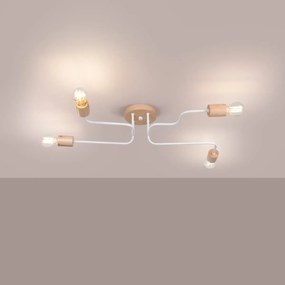 Żyrandol TIMBO 4 biały SOLLUX  LIGHTING