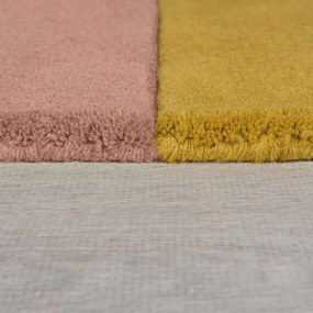 Niebieski wełniany dywan tkany ręcznie 150x240 cm Lozenge Bright Multi – Flair Rugs