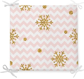 Poduszka na krzesło z domieszką bawełny Minimalist Cushion Covers Pastel Stripes, 42x42 cm