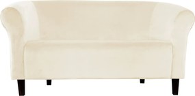 Sofa Milo tkanina Welur wygodna sofa tapicerowana do salonu i poczekalni : Kolor nogi - Venge, Kolor tkaniny - VELVET - MG50, Typ tkaniny - Velvet, Wysokość nogi - 15 cm