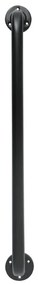 Spirella Ręcznik łazienkowy SAFE, czarny, 60 cm